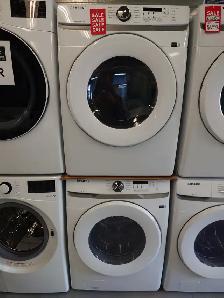 Samsung '27' White Front Load Washer and Dryer Set on Sale‼️