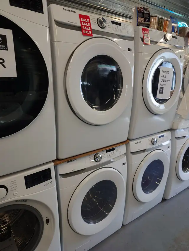 Samsung '27' White Front Load Washer and Dryer Set on Sale‼️ - Photo 2