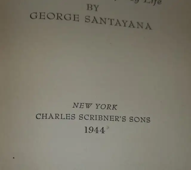 Persons and Places George Santayana.Hardcover 1944. - Photo 3