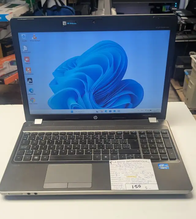 HP ProBook 4530s i3-2350M 8Go 15,6po HDMI DVD Webcam Windows 11