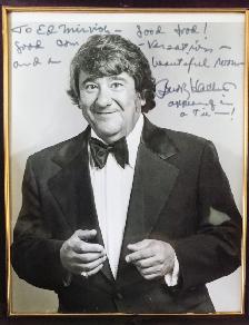BUDDY HACKETT 1970s Signed Photo HOLLYWOOD Memorabilia HONEST ED