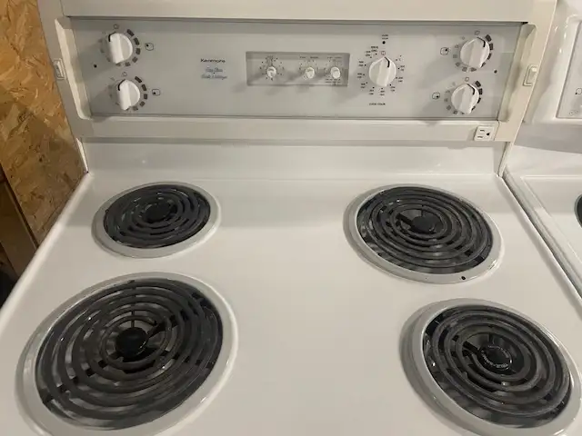 Cuisinière blanche ronds serpentins Kenmore - Photo 2