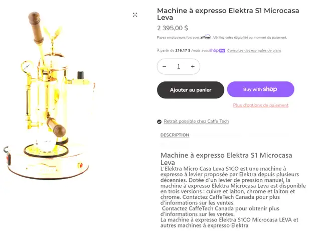 MACHINE À CAFÉ EXPRESSO ELEKTRA VINTAGE 1983 - Photo 7