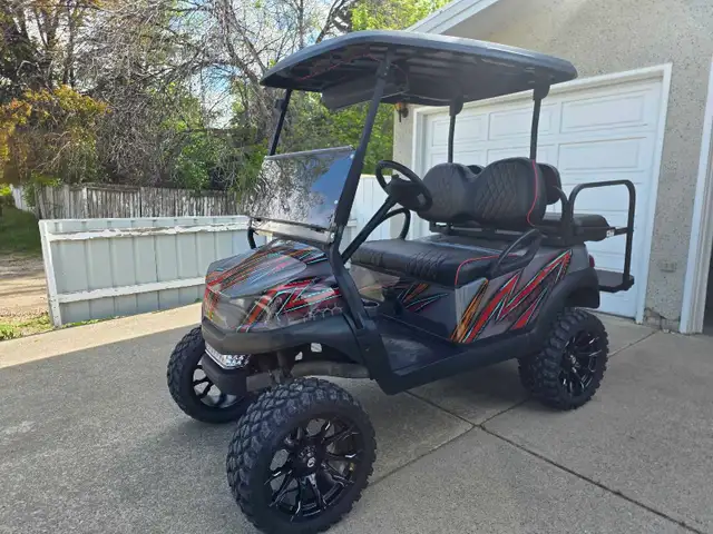 Custom Lifted! Club Car Tempo Golf Cart (With Rear Seat)