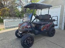 Custom Lifted! Club Car Tempo Golf Cart (With Rear Seat)