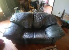 leather couch 3 seat  2 seat - Photo 3
