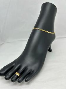 10K Franco style Anklet