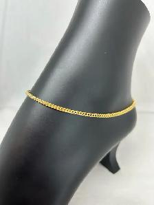 10K Franco style Anklet - Photo 2