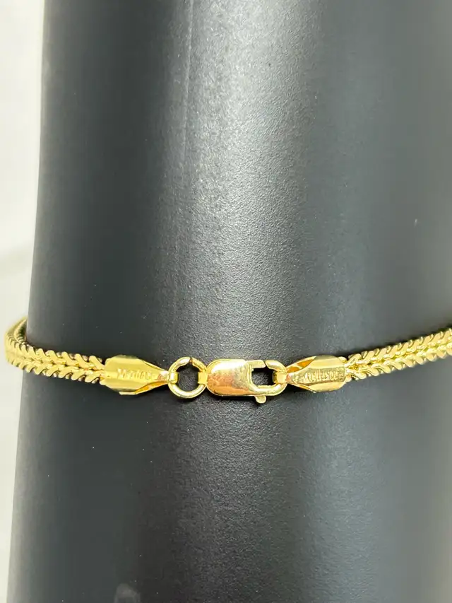 10K Franco style Anklet - Photo 3
