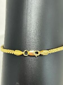 10K Franco style Anklet - Photo 3
