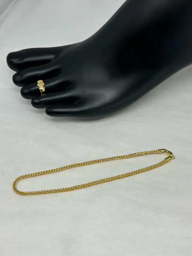 10K Franco style Anklet - Photo 5