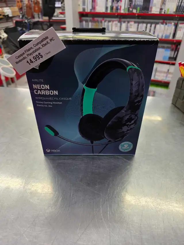Casque de jeux PDP néon carbon - Photo 4