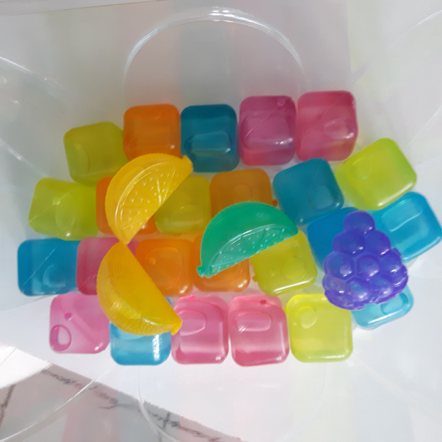 28GLACONS NEUFS COLIBYOU PLASTIQUE COLORÉ EAU PURIFIÉ RÉUTILISAB - Photo 2