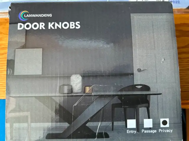 ONE NEW LANWANDENG PRIVACY DOOR HANDLEAS PICTURED - Photo 2
