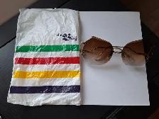 Women’s Brown and Gold Sunglasses - New - Photo 4