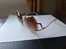 Women’s Brown and Gold Sunglasses - New - Photo 6