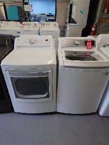 LG '27' White Top Load Washer / Dryer Set on Sale‼️