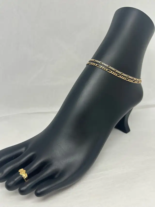 10k Figaro Anklet