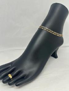 10k Figaro Anklet
