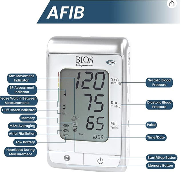 BIOS Diagnostics Blood Pressure Monitor - Photo 3