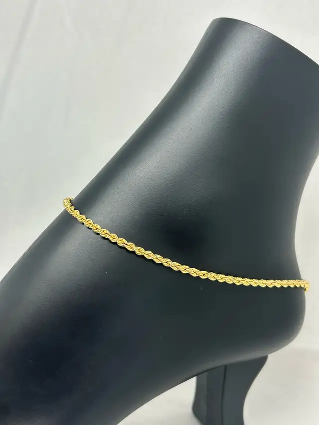 10K Rope Anklet - Photo 3