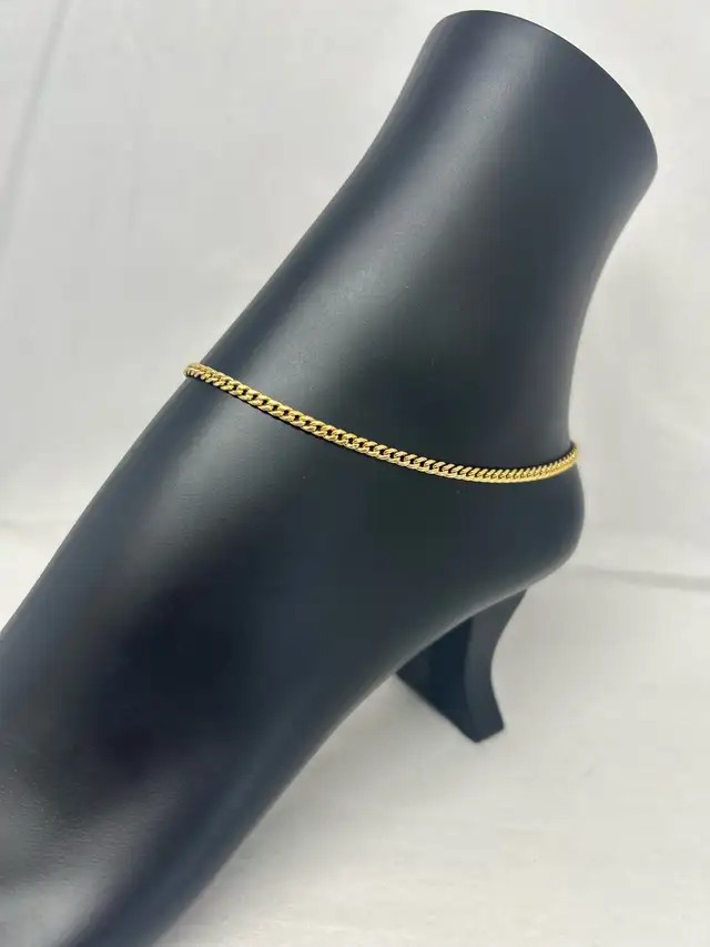 10k Cuban Anklet - Photo 2