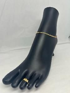 10k Cuban Anklet - Photo 3