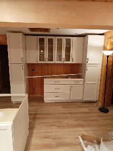 White & Grey Shaker Cabinets on Clearance SALE