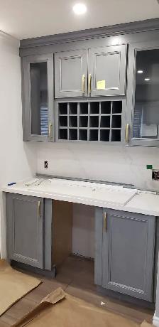 Big Promotion on Grey Shaker Cabinetry with 60% Discount