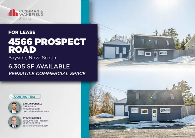 Commercial/Industrial Space for Lease – Bayside NS