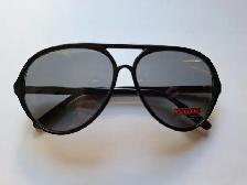 Men’s Foster Grant Black Aviator Sunglasses - New
