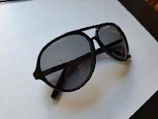 Men’s Foster Grant Black Aviator Sunglasses - New - Photo 2