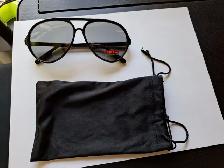 Men’s Foster Grant Black Aviator Sunglasses - New - Photo 7