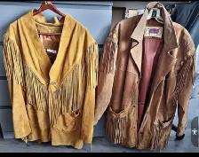 Coats indigenous leather worn 1 time. - Photo 2