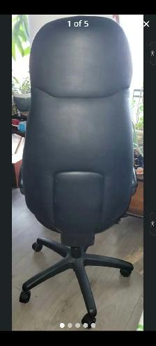 Reclinable leather 6 way. Chair used 1 week - Photo 2
