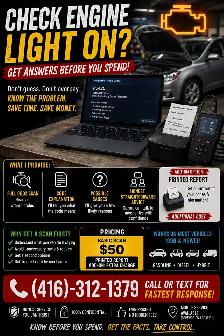 Mobile OBD2 Diagnostic Scanning Service