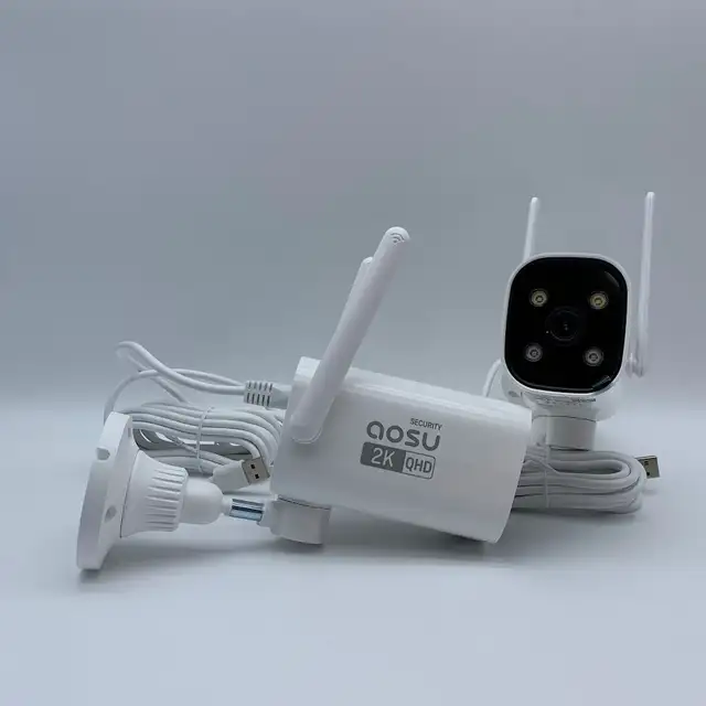 AOSU 2K Outdoor Wired Home Security Cameras with Color Night Vis - Photo 3