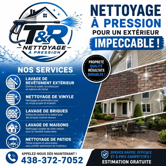 Nettoyage à pression et d’extérieur