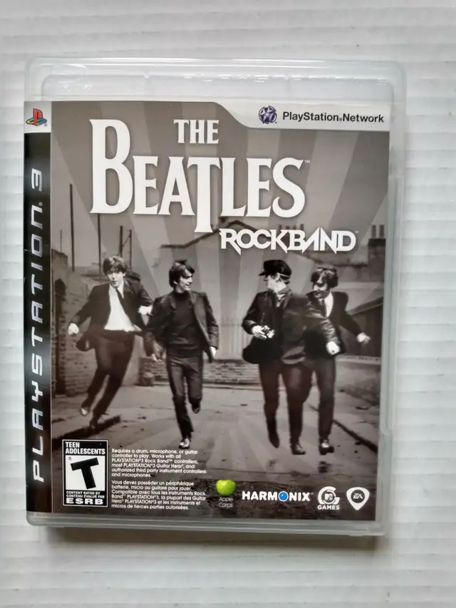 THE BEATLES ROCKBAND FOR PLAYSTATION 3 GAME ONLY MINT CONDITION