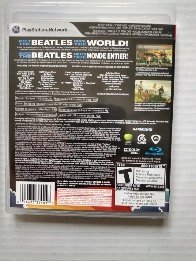 THE BEATLES ROCKBAND FOR PLAYSTATION 3 GAME ONLY MINT CONDITION - Photo 2