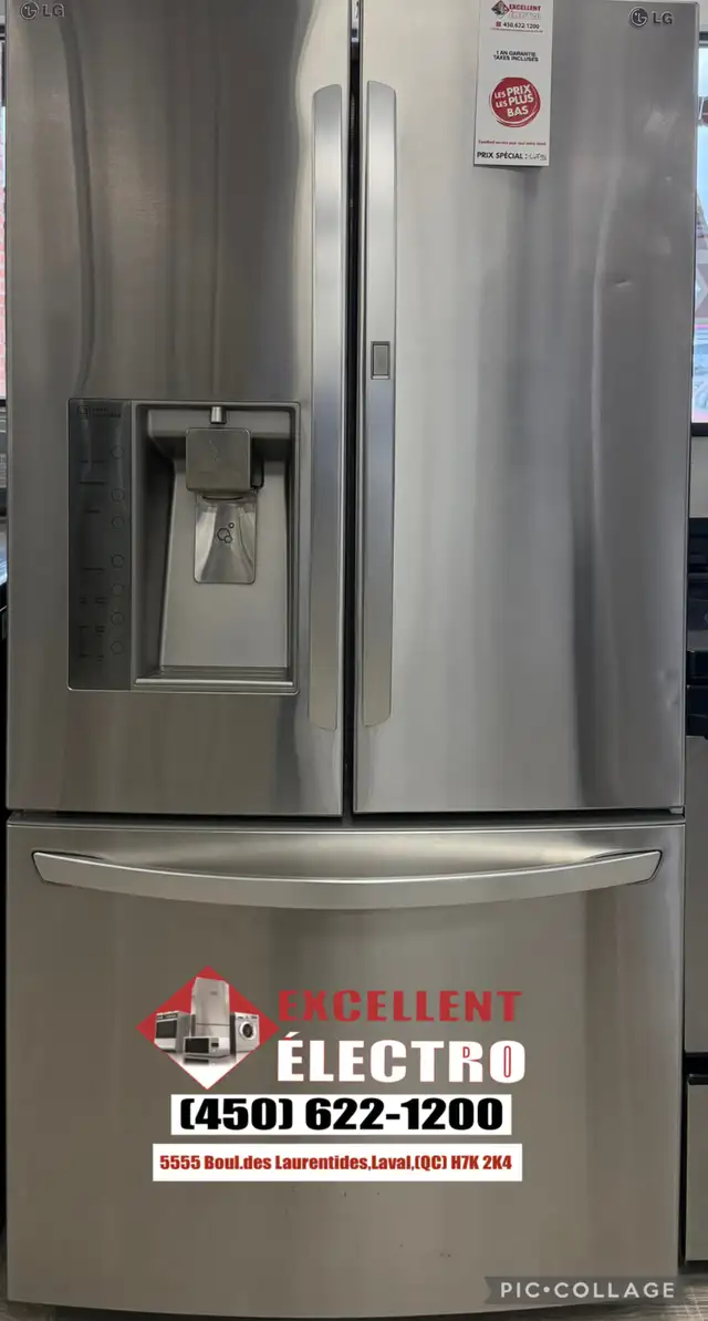 COMBO FRIGO, FOUR, LAVEUSE ET SÉCHEUSE EN PROMOTION‼️