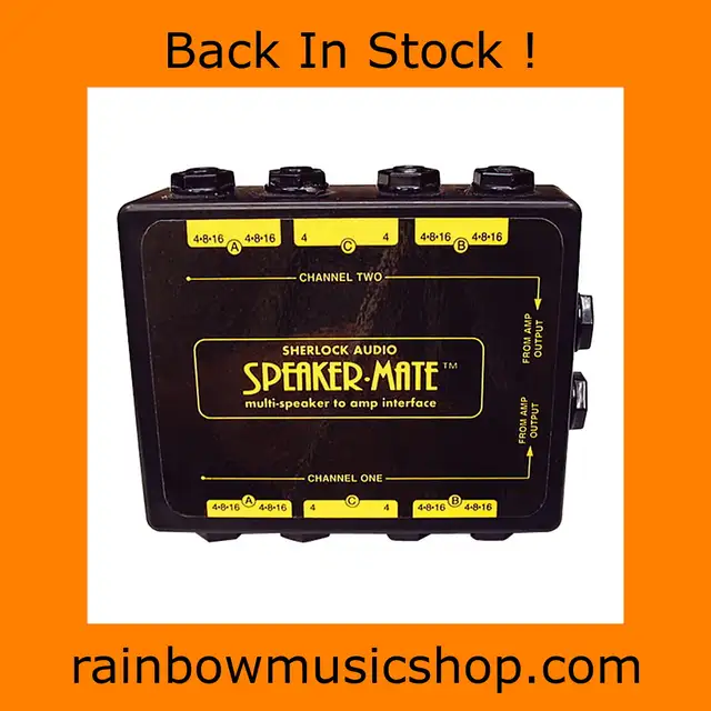 Back In Stock : Sherlock Audio Speakermate Model 8 - Photo 2