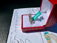 #823 - 14kt Gold, EFFY Diamond Ring, Size 7 - Photo 4