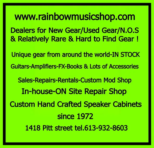 More Music Gear on the way to Rainbow Music Shop !