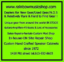 More Music Gear on the way to Rainbow Music Shop !
