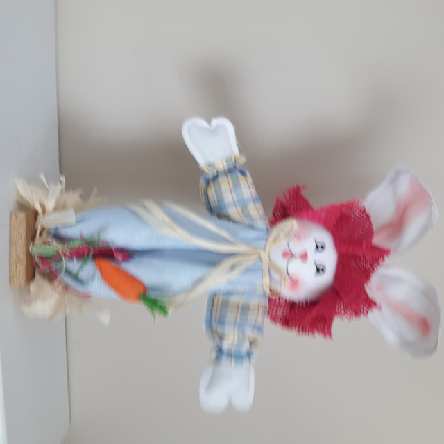 BEAU BÉBÉ LAPIN NEUF SOURIANT QUI EST DEBOUT 1PIED HAUT: $10.00 - Photo 3