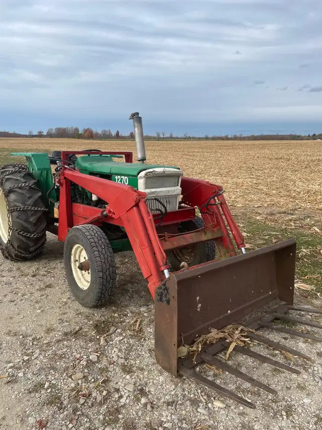 270 white  tractor