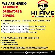 HIRING AZ DRIVERS/OWNER OPERATORS