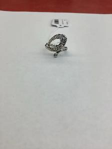 bague géométrique en stainless