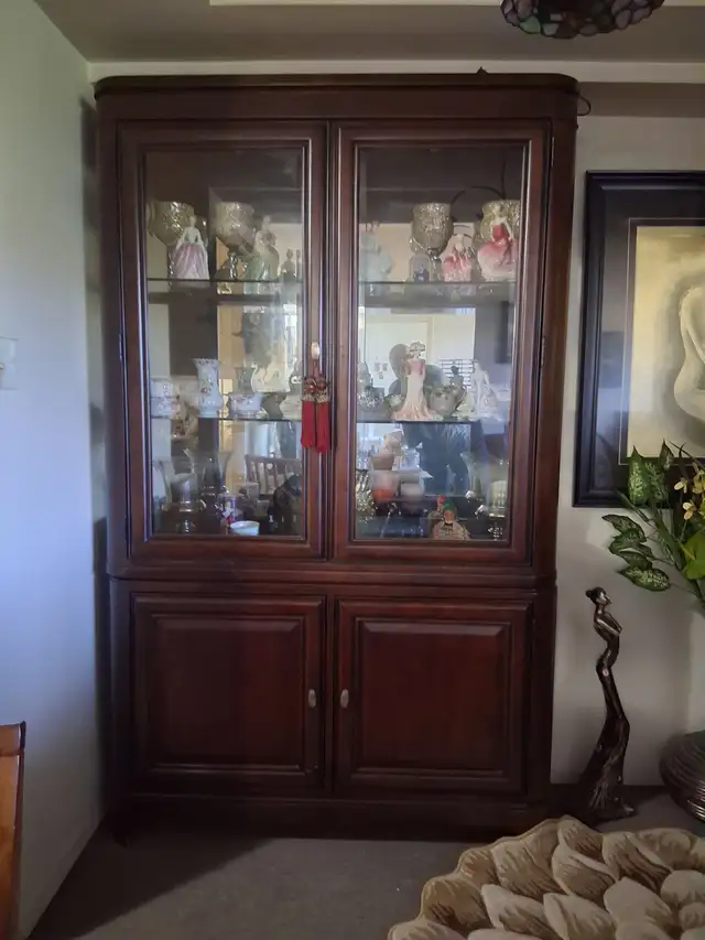 Tall & Heavy Cherrywood Cabinet